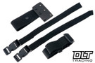 Work Tuff Gear Mad Dog - Tiger Stripe K329 Blade - Black Textured G-10 - Blue Liners - Black Kydex