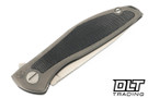 Shirogorov NeOn NL MRBS - Black Canvas Micarta - Elmax Blade