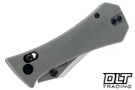Auxiliary Manufacturing Pocket Bowie Crossbar - Grey G-10 - Stonewash 14C28N Blade
