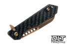 Heretic Jinn Manual - Bronze MagnaCut Blade - Bronze Hardware - Carbon Fiber Chassis