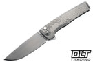 MachineWise Sonora - Raw Ti Bolster - Streamline Stonewash Titanium - Stonewash S90V Blade #2066