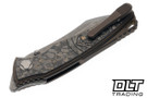 Hawk Knives Talon M390 - Bronze Titanium Handle - Bronze TechnoCarbo Overlay