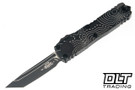 Microtech UTX-85 Gen IV - Topographic Handle - Black Blade - 12334-1TP