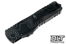 Microtech UTX-85 Gen IV - Topographic Handle - Black Blade - 12334-1TP