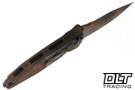 Microtech SOCOM Elite Auto Set - Plaque Outbreak Handle - Plaque Outbreak Blade - Signature Series - 160A-1SETPLOBSS