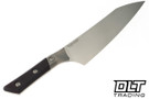 Microtech 8" Chef Knife - Stonewash Blade - Black Cherry G-10