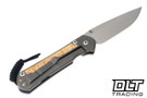 Chris Reeve Large Sebenza 31 - Box Elder Inlay - #105 - Back