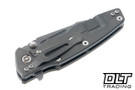 Hinderer Eklipse Skinny Fullered Harpoon Spanto - Working Finish Titanium & Blade - OD Green G-10