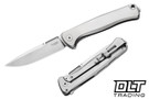 LionSteel Emmet - Grey Titanium - Stonewashed MagnaCut Blade