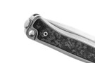 LionSteel Emmet - Grey Titanium - Carbon Fiber Inlay - Stonewashed MagnaCut Blade