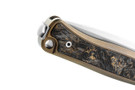 LionSteel Emmet - Bronze Titanium - Gold Dark Matter Inlay - Stonewashed MagnaCut Blade