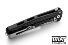LionSteel Emmet - Black Hammertone Aluminum - Stonewashed Hammertone MagnaCut Blade