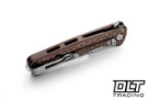 LionSteel Emmet - Earth Hammertone Aluminum - Stonewashed MagnaCut Blade