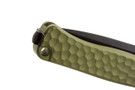 LionSteel Emmet - Green Hammertone Aluminum - PVD Stonewashed MagnaCut Blade