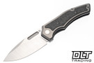 Griffin Scout F3.5 - Stonewashed Titanium - Marbled Carbon Fiber Inlay - Satin MagnaCut Blade