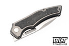 Griffin Scout F3.5 - Stonewashed Titanium - Marbled Carbon Fiber Inlay - Satin MagnaCut Blade