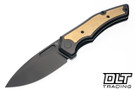 Griffin Scout F3.5 - Blackwash Titanium - Stonewash Brass Inlay - Blackwash MagnaCut Blade
