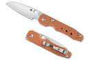 Spyderco Smock - Burnt Orange G-10 - Rex 121 Blade - Sprint Run