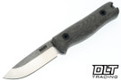 Reiff F3 - Two Tone MagnaCut Blade - Green Canvas Micarta - Black Kydex