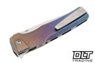 MachineWise Sonora - Raw Ti Bolster - Fade Epicenter Titanium - Stonewash S90V Blade #2093