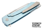 MachineWise Mojave - Light Blue Mosaic Titanium - Lightwash S90V Blade # 1311