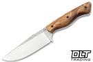 Boker Plus Overnighter - Brown Burl Wood - Two Tone D2 Clip Point Blade