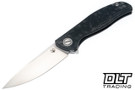 Shirogorov F95 Ursus MRBS - Black Canvas Micarta - Stonewash Elmax Blade