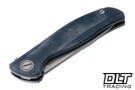 Shirogorov F95 Ursus MRBS - Blue Canvas Micarta - Stonewash Elmax Blade