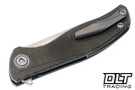 Shirogorov F95 Ursus MRBS - Green Canvas Micarta - Stonewash Elmax Blade