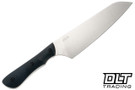 White River Chef - Stonewashed MagnaCut Blade - Black G-10