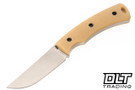 Three Rivers Manufacturing Tagalong - Linen Bone Micarta - MagnaCut Blade