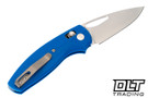 Three Rivers Manufacturing Bulldog Rev-B MagnaCut - 3D Contoured Lizard Skin - Royal Blue G-10