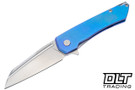 MachineWise Mojave - Blurple Turtle Titanium - Stonewash S90V Blade #1327