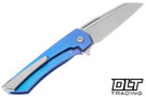 MachineWise Mojave - Blurple Turtle Titanium - Stonewash S90V Blade #1327