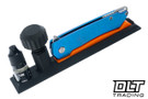 MachineWise Mojave - Electric Blue Mosaic Titanium - Stonewash S90V Blade #1325