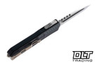 Medford Merc-1 OTF Tanto - Tumbled S45VN - Black Aluminum - Bronze Clip