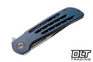Reate Remedy - Satin Elmax Blade - Blue Satin Titanium