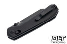 KNAFS Lander 2 - Black Aluminum - Reverse Tanto Elmax Blade