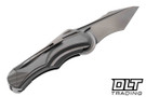 Poikilo Blade Carmen S1 - Stonewashed Titanium - Pearlescent M390 Blade