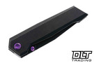 Poikilo Blade Salvator S2 - Dark Stonewash Titanium - Purple Accents - Dark Stonewash M398 Blade