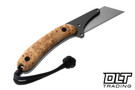 Banzelcroft MEK - Yellow Cedar Burl - Black Liner