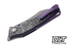 Hawk Talon M390 - Purple Titanium Handle - White TechnoCarbo Overlay