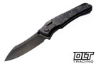 Hawk Talon M390 DLC - DLC Titanium Handle - TechnoCarbo Purple Overlay