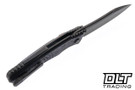 Hawk Talon M390 DLC - DLC Titanium Handle - TechnoCarbo Purple Overlay