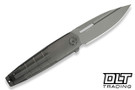 WE Knife Hull 24046-2 - Gray Titanium - Drop Point Stonewashed M390 Blade
