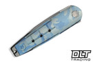 WE Knife Hull 24046-3 - Blue Terrain Titanium - Drop Point Satin M390 Blade