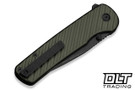 CIVIVI Knives Iron Tide - Forest Green Aluminum - Black Stonewashed 14C28N Blade