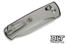 We Knife Nightblade 22046-2 - Bead Blasted Titanium - Satin CPM 20CV Blade