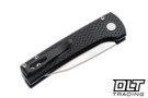 Pro-Tech Scapegoat Compact - Carbide Textured Black Aluminum - Stonewashed MagnaMax Blade