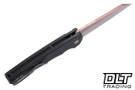 Pro-Tech Malibu - Black Aluminum - Copper Rose PVD MagnaCut Reverse Tanto Blade